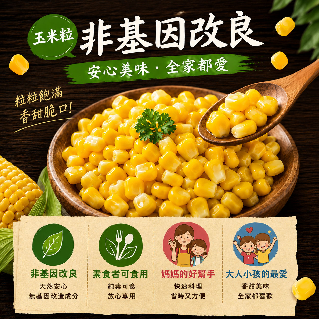 【樂廚】爭鮮甜玉米粒(24罐/箱) 迴轉壽司 玉米濃湯 蛋餅 素食可食用:圖片 5