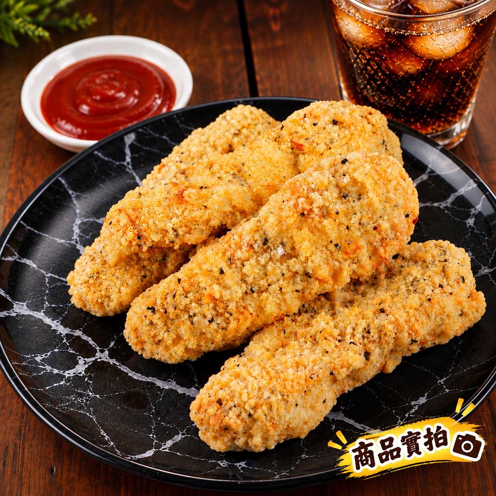 【樂廚】(冷凍)香檸風味雞柳條400g 冷凍雞柳條 檸檬風味雞肉條 氣炸烤箱料理 方便點心 早餐下午茶:圖片 3